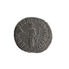 Denarius of Marcus Aurelius (121–180; Roman emperor 161–180). Obverse: Head of Marcus Aurelius