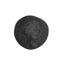 Denarius of Marcus Aurelius (121–180; Roman emperor 161–180). Obverse: Head of Marcus Aurelius with