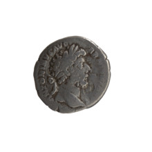 Denarius, Marcus Aurelius (121–180; Roman emperor 161–180) — obverse: Head of Marcus Aurelius with