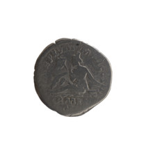 Denarius of Marcus Aurelius (121–180; Roman emperor 161–180). Obverse: Head of Marcus Aurelius with