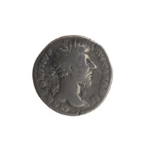 Denarius of Marcus Aurelius (121–180; Roman emperor 161–180), 163–164. Obverse: Head of Marcus