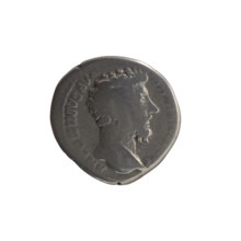 Denarius; obverse: Head of Marcus Aurelius without a cap facing right, legend 'ANTONINVS AVG' with