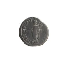 Denarius, Marcus Aurelius (121–180; Roman emperor 161–180), obverse: Head of Marcus Aurelius in a