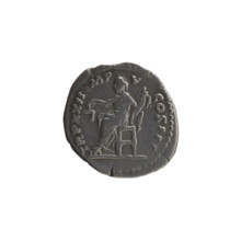 Denarius, Marcus Aurelius (121–180; Roman emperor 161–180), issuer. Obverse: Head of Marcus