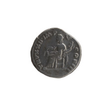 Denarius of Marcus Aurelius (121–180; Roman emperor 161–180). Obverse: Head of Marcus Aurelius with