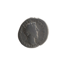 Denarius of Marcus Aurelius (121–180; Roman emperor 161–180), 166–167, Rome. Obverse: Head of