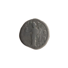 Denarius of Marcus Aurelius (121–180; Roman emperor 161–180), 168–169. Obverse: head of Marcus