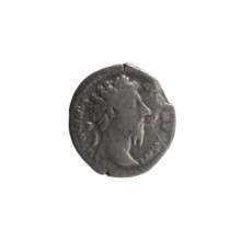Denarius, Marcus Aurelius (121–180; Roman emperor 161–180), issuer: Marcus Aurelius; obverse: head