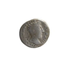 Denarius, Marcus Aurelius (121–180; Roman emperor 161–180), issuer. Obverse: Head of Marcus