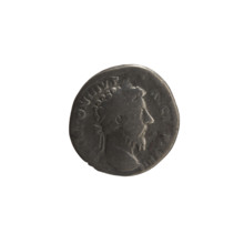 Denarius of Marcus Aurelius (121–180; Roman emperor 161–180), struck 169–170. Obverse: head of
