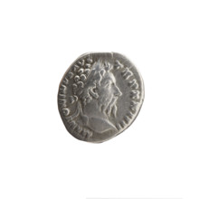 Denarius, Marcus Aurelius (121–180; Roman Emperor 161–180), issuer: Marcus Aurelius. Obverse: Head