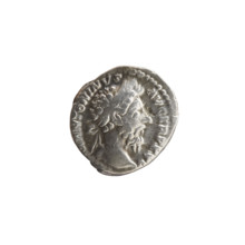 Denarius, Marcus Aurelius (121–180; Roman Emperor 161–180), issuer; obverse: head of Marcus