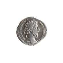 Denarius, Marcus Aurelius (121–180; Roman emperor 161–180), issuer: Marcus Aurelius. Obverse: Head