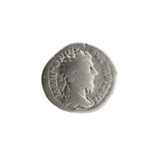 Denarius; obverse: bust of Marcus Aurelius in laurel wreath, armor and paludamentum to right,