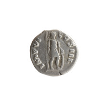 Denarius of Marcus Aurelius (121–180; Roman emperor 161–180), 171–172. Obverse: Head of Marcus