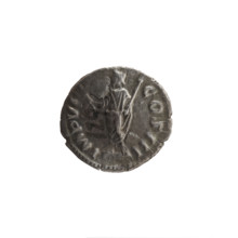 Denarius, Marcus Aurelius (121–180; Roman emperor 161–180), 173–174. Obverse: Bust of Marcus
