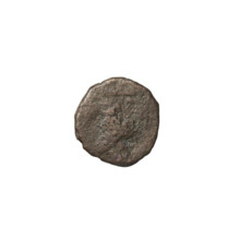 Bronze coin, Phraates IV (37–2 BC). Obverse: diademed head of Phraates IV facing left. Reverse: