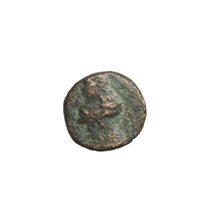 Bronze coin of Phraates IV (37–2 BC). Obverse: diademed head of Phraates IV facing left. Reverse: