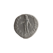Denarius, Marcus Aurelius (121–180; Roman emperor 161–180), issuer. Obverse: Head of Marcus