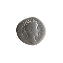 Denarius of Marcus Aurelius (121–180; Roman emperor 161–180), 174–175. Obverse: Head of Marcus