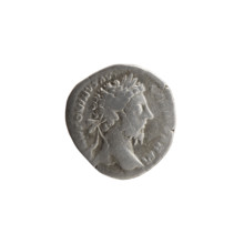 Denarius, Marcus Aurelius (121–180; Roman emperor 161–180), issuer Marcus Aurelius; obverse: head
