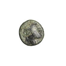 Bronze coin of Vardanes I (41–45 CE). Obverse: head of Vardanes I left, wearing a diadem. Reverse:
