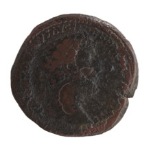 Sestertius of Marcus Aurelius (121–180; Roman emperor 161–180), obverse: head of Marcus Aurelius