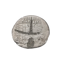 Subaeratus drachma, Gotarzes II (King of the Parthians; 40–51). Obverse: bust of Gotarzes II left,