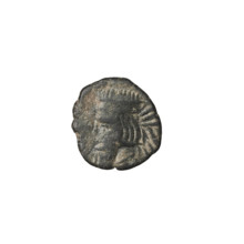 Bronze coin of Gotarzes II (king of the Parthians; 40–51). Obverse: diademed head of Gotarzes II