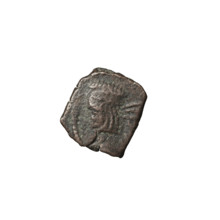 Bronze coin of Gotarzes II (king of the Parthians; 40–51). Obverse: diademed, bearded head of