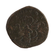 Sestertius of Marcus Aurelius (121–180; Roman emperor 161–180), obverse: head of Marcus Aurelius