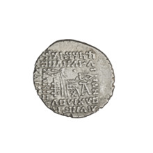 Drachma, Vologases I (51–79). Obverse: bust of Vologases I wearing a diadem, king facing left.