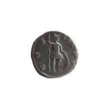 Denarius of Marcus Aurelius (121–180; Roman emperor 161–180). Obverse: Bust of Marcus Aurelius in