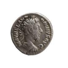 Denarius, Marcus Aurelius (121–180; Roman emperor 161–180), issuer: Marcus Aurelius; obverse: Bust