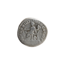 Denarius of Marcus Aurelius (121–180; Roman emperor 161–180). Obverse: Bust of Marcus Aurelius in