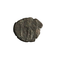 Bronze coin, Vardanes II (55–58). Obverse: head of Vardanes II wearing tiara and diadem, frontal