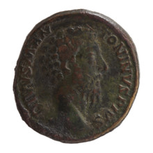 Sestertius, Marcus Aurelius (121–180; Roman emperor 161–180), posthumous; issuer: Commodus
