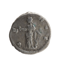 Denarius of Faustina the Younger (ca. 130–176; Roman empress 161–176), draped bust of Faustina II