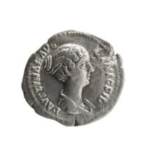 Denarius of Faustina the Younger (ca. 130–176; Roman empress 161–176; Augusta), ca. 147–161, Rome,