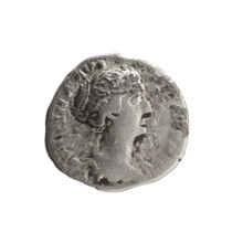 Denarius, Faustina the Younger (ca. 130–176; Roman empress 161–176) (Augusta 147–161). Obverse: