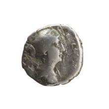 Denarius of Faustina the Younger (ca. 130–176; Roman empress 161–176; Augusta), ca. 147–161.