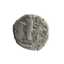 Denarius of Faustina the Younger (ca. 130–176; Roman empress 161–176; Augusta 147–161). Obverse: