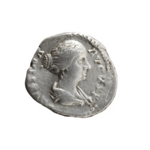 denarius, Faustina the Younger (ca. 130–176; Roman empress 161–176) (Augusta 147–161). Draped bust