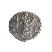 Denarius of Faustina the Younger (ca. 130–176), Roman empress 161–176; issuer Marcus Aurelius