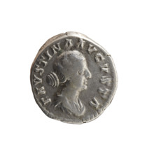 Denarius, Faustina the Younger (ca. 130–176; Roman empress 161–176); Marcus Aurelius (121–180;
