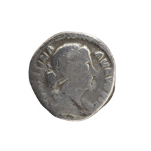 Denarius, Faustina the Younger (ca. 130–176; Roman empress 161–176), Marcus Aurelius (121–180;