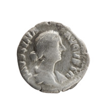 Denarius of Faustina the Younger (ca. 130–176; Roman empress 161–176), issuer Marcus Aurelius