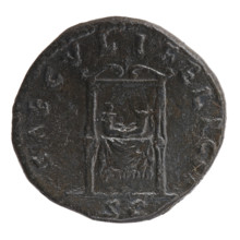 sestertius, Faustina the Younger (ca. 130–176; Roman empress 161–176), Marcus Aurelius (121–180;
