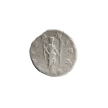 Denarius of Marcus Aurelius (121–180, Roman emperor 161–180), issued posthumously for Faustina the