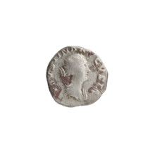 Denarius depicting Faustina the Younger (ca. 130–176; Roman empress 161–176) and Marcus Aurelius